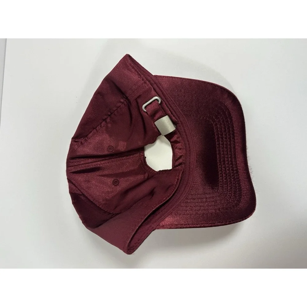 Fashion Baseball Caps Assorted Burgundy Black White Mix & Match Hats Lot Of 4